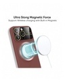 Shop Brown Silicon Magsafe Case with Stand for Apple iPhone 15 Plus