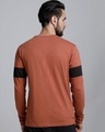 Shop Brown Solid Full Sleeves T-Shirt-Full