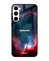 Shop Brush Art Premium Glass Case For Samsung Galaxy S23 Plus 5G (Shock Proof, Scratch Resistant)-Front