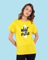 Shop Brush Stroke Whatever Boyfriend T-Shirt-Front