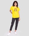 Shop BTS And Chill Boyfriend T-Shirt Pineapple Yellow-Design