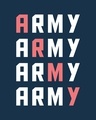 Shop BTS Army Love High Neck Pocket Dress Navy Blue