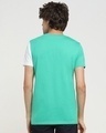 Shop Men's Blue & White Color Block T-shirt-Design