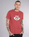 Shop Bugs Bunny Expression Half Sleeve T-Shirt (LTL)-Front