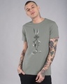 Shop Bugs Bunny Origami Half Sleeve T-Shirt (LTL)-Front