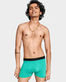 Shop After 8 Green Micro Modal Men's Trunk-Front