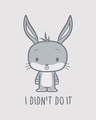 Shop Bunny Didn't Do It Boyfriend T-Shirt ( LTL )-Full