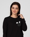 Shop Bunny Rabbit Fleece Light Sweatshirt-Front