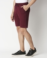 Shop Burgundy Casual Shorts-Design