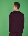 Shop Burgundy Fleece Light Sweatshirt-Design