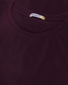 Shop Burgundy Full Sleeve T-Shirt