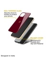 Shop Burgundy Gold Logo Metallic Gold Premium Glass Case for OnePlus 8T-Full