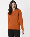 Shop Women's Burnt Orange Sweater-Front