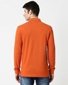 Shop Burnt Orange Full Sleeve Pique Polo-Full