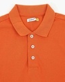 Shop Burnt Orange Full Sleeve Pique Polo