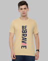 Shop Be Brave Printed T-Shirt-Front