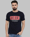 Shop Beer O Clock Printed T-Shirt-Front
