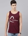 Shop Being Nalayak Maroon Vest-Front