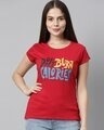 Shop Don't Burn Calaories Red Women's T-shirt-Front