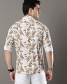 Shop Men's Brown Leaf Printed Slim Fit Shirt-Full