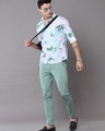 Shop Men's White Seasonal Floral Printed Slim Fit Shirt