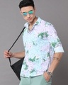 Shop Men's White Seasonal Floral Printed Slim Fit Shirt