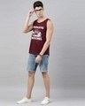 Shop Namasthe Beaches Maroon Vest-Full