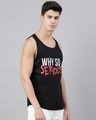 Shop Why So Serious Black Vest-Design