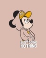 Shop Busy Doin Nothing Half Sleeve T-Shirt (DL)-Baby Pink-Full