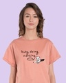 Shop Busy Doing Nothing Boyfriend T-Shirt-Front