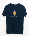Shop But First Chai Half Sleeve T-Shirt-Front