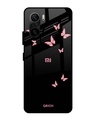 Shop Butterfly Printed Premium Glass Cover For Mi 11X Pro (Impact Resistant, Matte Finish)-Front