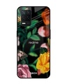 Shop Butterfly Printed Premium Glass Cover for Realme 8 5G (Shock Proof, Scratch Resistant)-Front