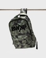 Shop BWKF Green-Black Camo Printed Laptop Bag-Front