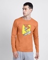 Shop BWKF Skateboard Men's Printed Full Sleeve T-Shirt-Front