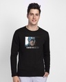 Shop CA Shadow Full Sleeve T-Shirt  (AVL) Black-Front