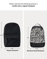 Shop Camo Canvas Printed Small Backpack Black