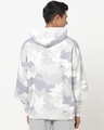 Shop Men's Grey Camouflage Hoodies-Full