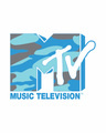 Shop Camouflage Mtv Logo Half Sleeve T-Shirt (MTL)