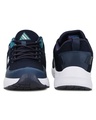 Shop Men's Blue Cester Self Design Sports Shoes-Design
