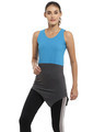 Shop Casual Sleeveless Solid Women Blue Top-Front