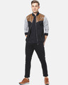 Shop Full Sleeve Colorblocker Men Casual Zipper Jacket-Full