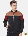 Shop Full Sleeve Colorblocker Men Casual Zipper Jacket-Front