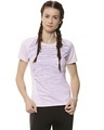 Shop Graphic Print Women Round Neck Black Sports Dry Fit T Shirt-Front