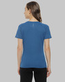 Shop Graphic Print Women's Round Neck Teal Sports Jersey T-Shirt-Design
