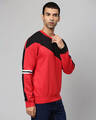 Shop Men's Red & Black Casual Sweatshirt