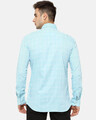Shop Men Checks Casual Spread Light Blue Shirt-Design