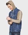 Shop Men's Multicolor Colorblock Full Sleeve Stylish Casual Denim Jacket-Design