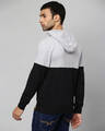 Shop Men's Black & Grey Colorblocked Front Pocket Full Sleeve Stylish Casual Hooded Sweatshirt-Design