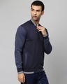 Shop Men's Blue Full Sleeve Stylish Casual Windcheater Varsity Jacket-Design
